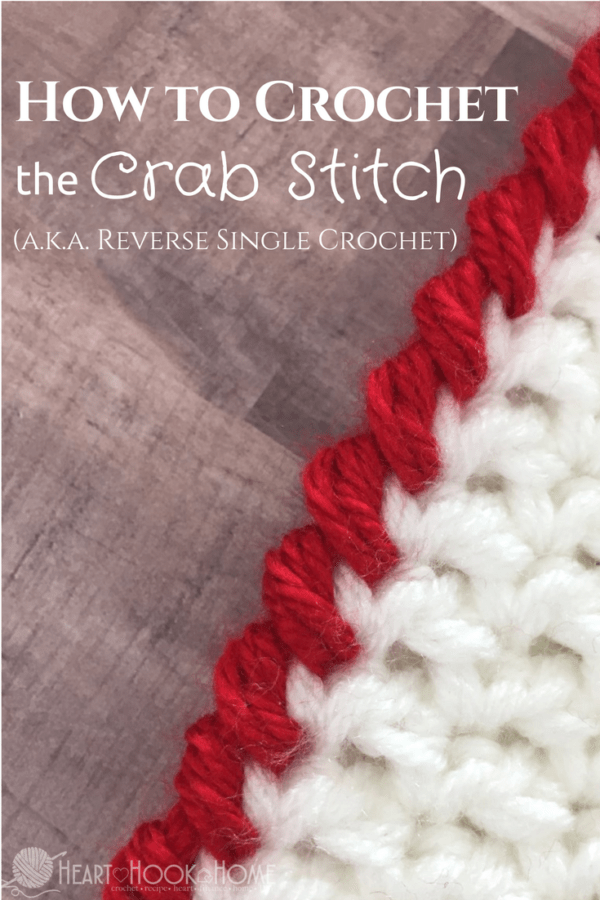 The Crab Stitch Crochet Stitch + Video Tutorial