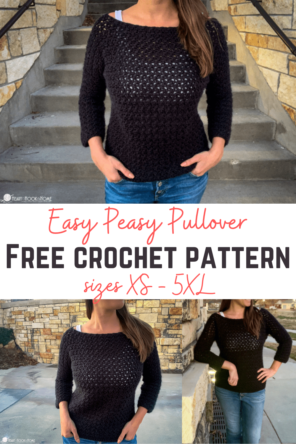 Easy Peasy Lemon Squeezy Pullover Crochet Pattern