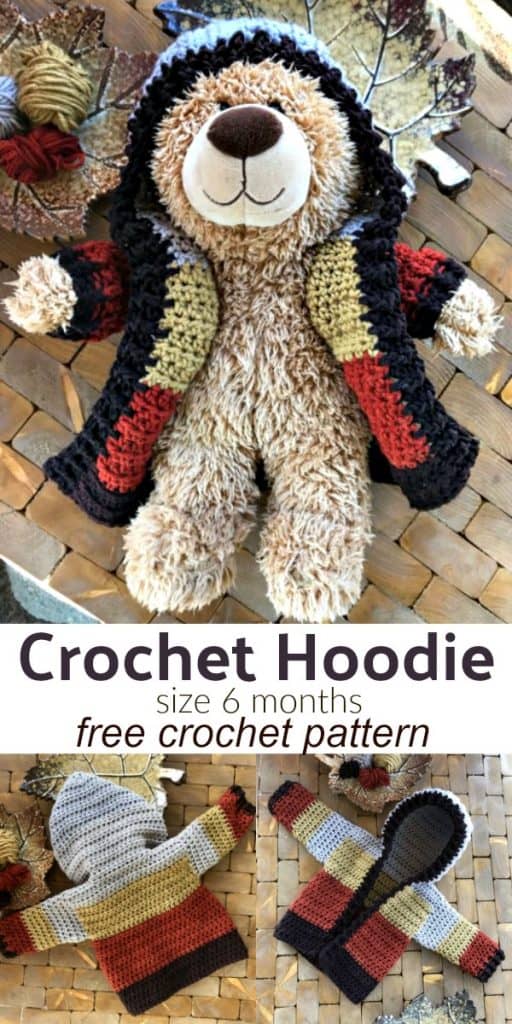 Infant Painted Canyon Cardigan Crochet Pattern (size 6 months)