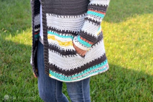 Painted Canyon Cardigan Pockets