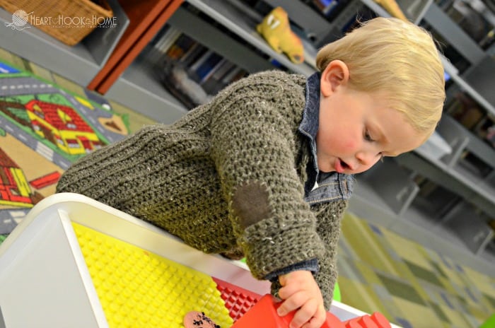 Toddler size crochet cardigan pattern