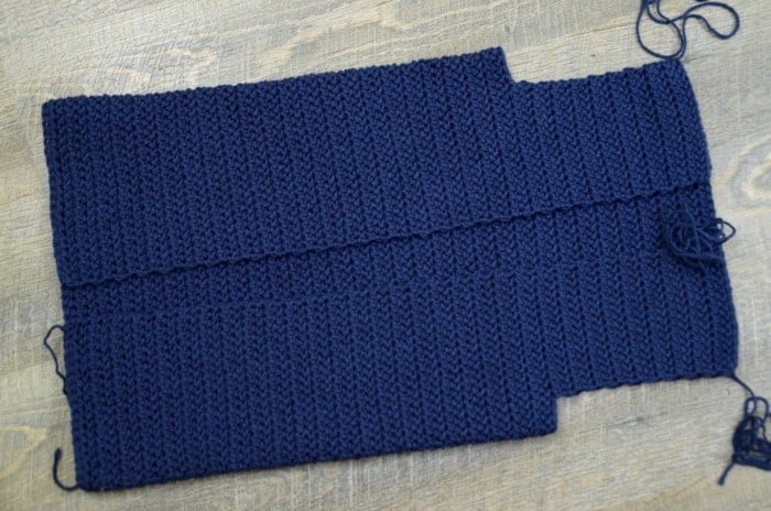 folded child size housecoat