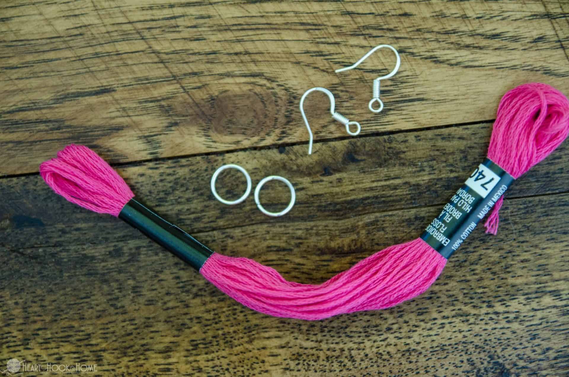 Quick & Easy DIY Embroidery Floss Earrings Tutorial