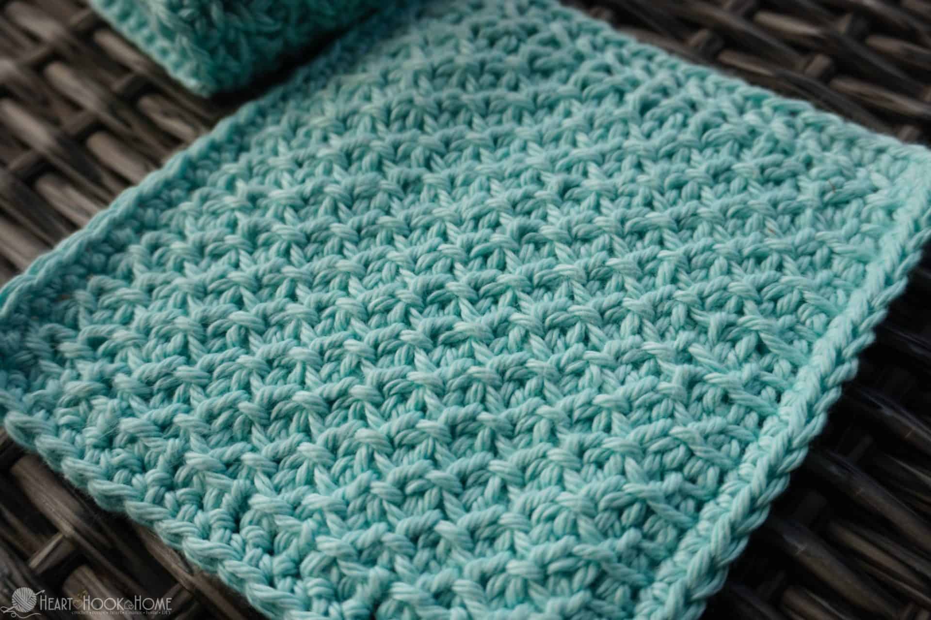 The Bee's Knees Face Cloth Free Crochet Pattern