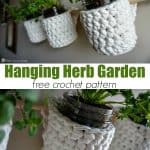 Hanging Herb Garden Free Crochet Pattern