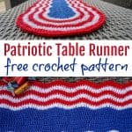 Patriotic Table Runner Free Crochet Pattern