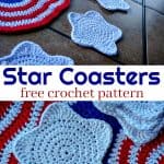 Star Coasters Free Crochet Pattern