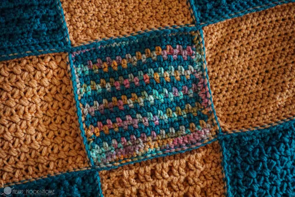 How to slip stitch crochet together