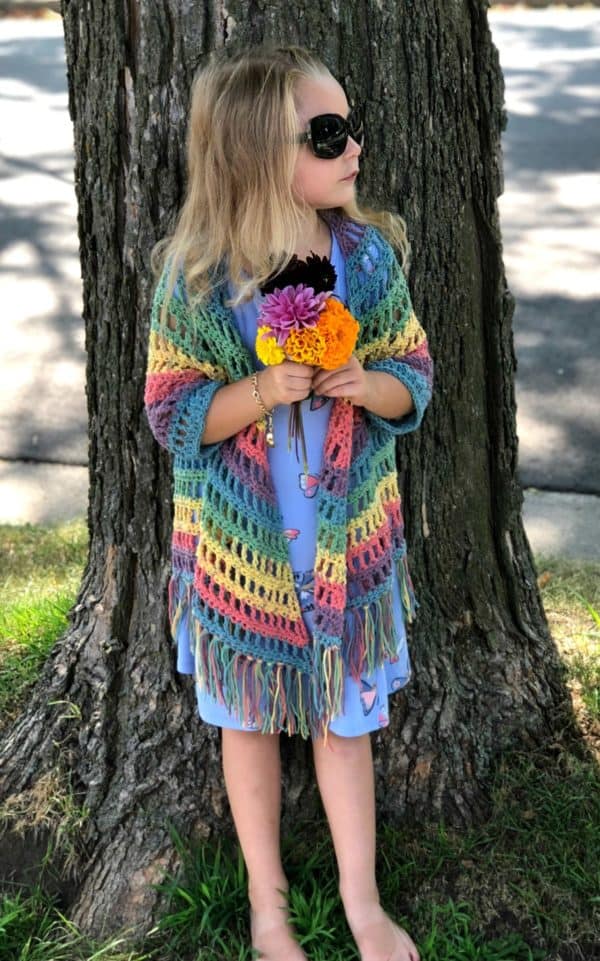 It's Shawl Good Cardigan (Child Sizes) (Printable Version) - Image 3