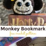 Monkey Bookmark Crochet Patter