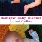 Rinbow Baby Blanket free pattern