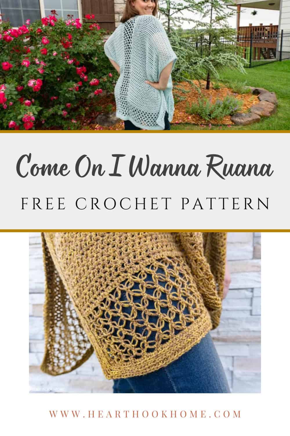 Come On I Wanna Ruana: Free Crochet Along!