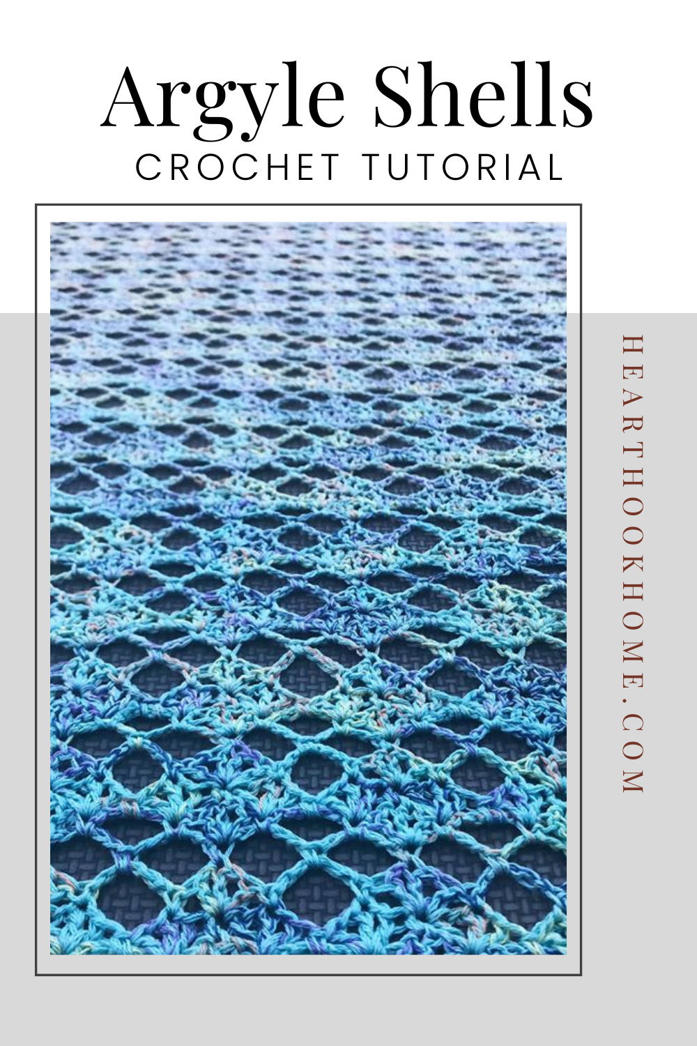 Argyle Shell Crochet Stitch Tutorial - Heart Hook Home