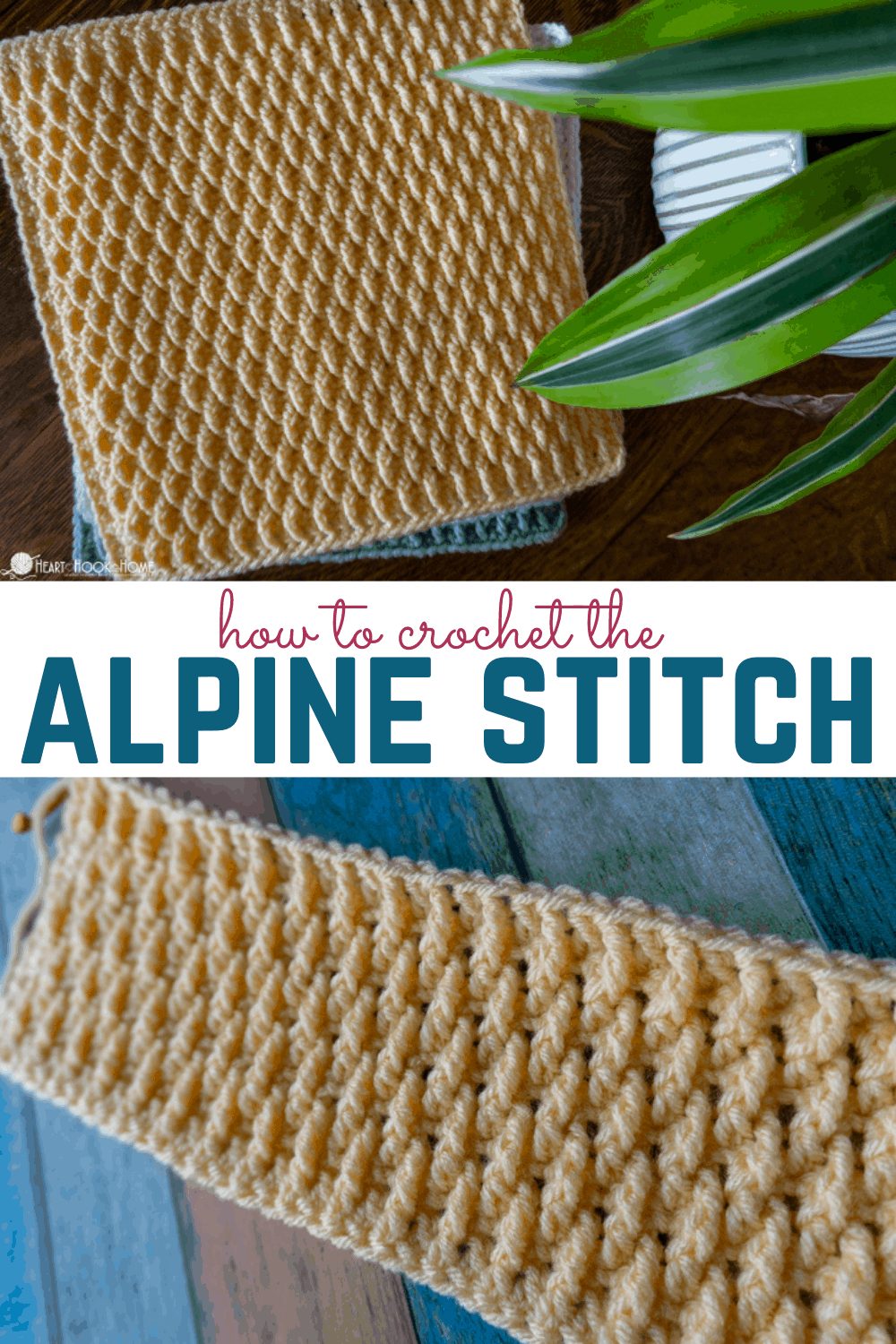 Alpine Stitch Crochet Tutorial