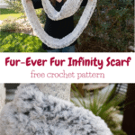 fur infinity scarf crochet pattern