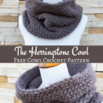 The Herringstone Cowl crochet pattern