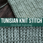 How to Crochet Tunisian Knit Stitch