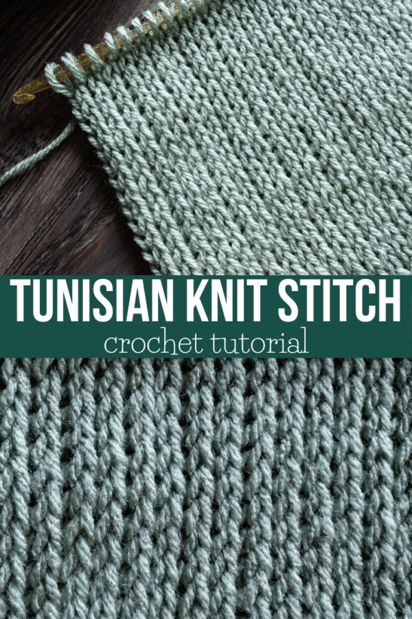How to Crochet the Tunisian Knit Stitch (Video & Photo Tutorial)