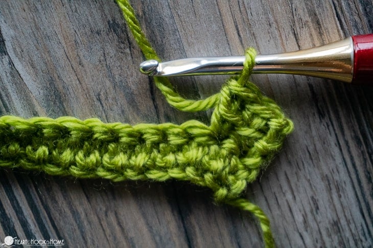 how to make a linked double crochet