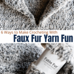 faux fur yarn tips
