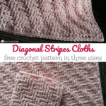 Diagonal Stripes Cloth Pattern