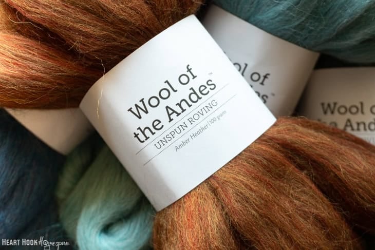 wool roving for spinning yarn