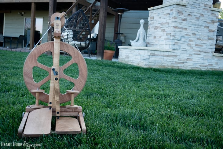 Tips for finishing a spinning wheel