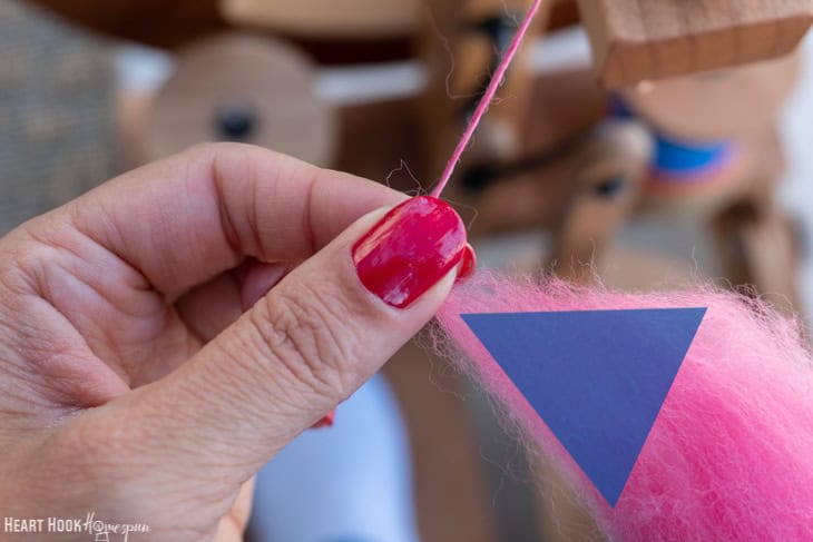 Drafting triangle spinning yarn consistently