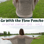 Go with the flow poncho pattern