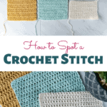 how to identify a crochet stitch