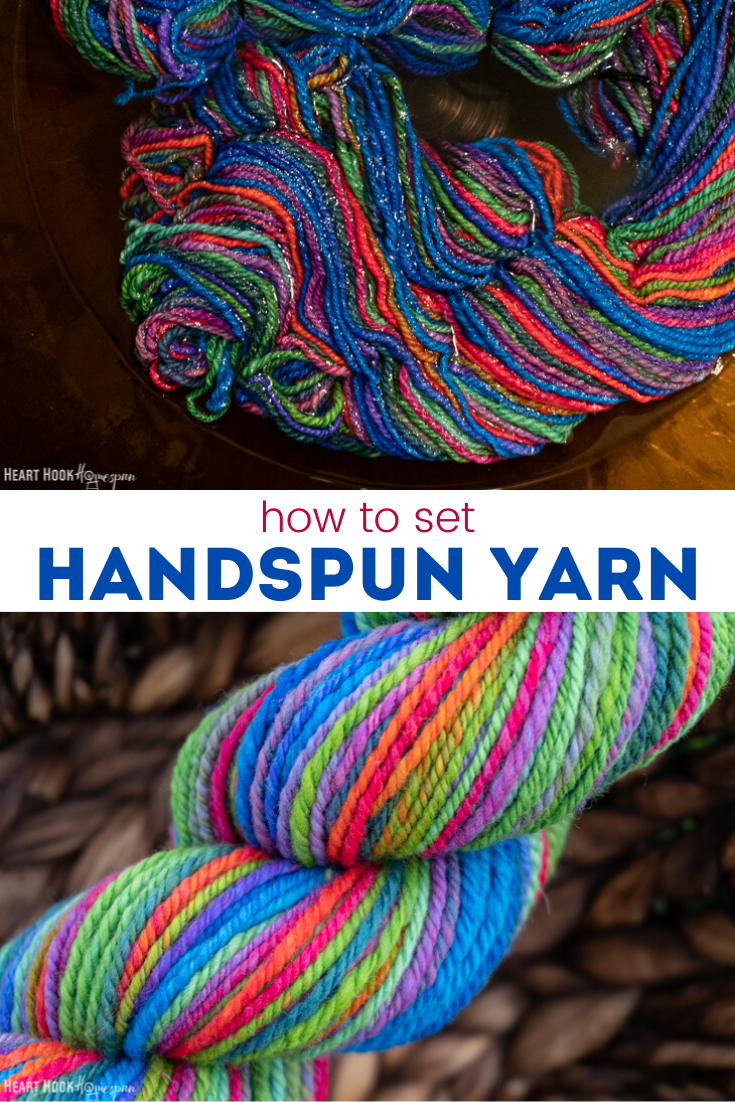 How to Set Handspun Yarn - Heart Hook Home