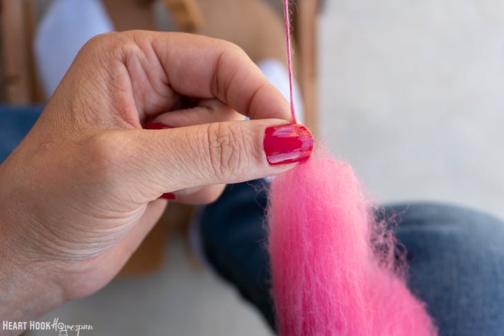 drafting yarn