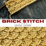 crochet brick stitch tutorial