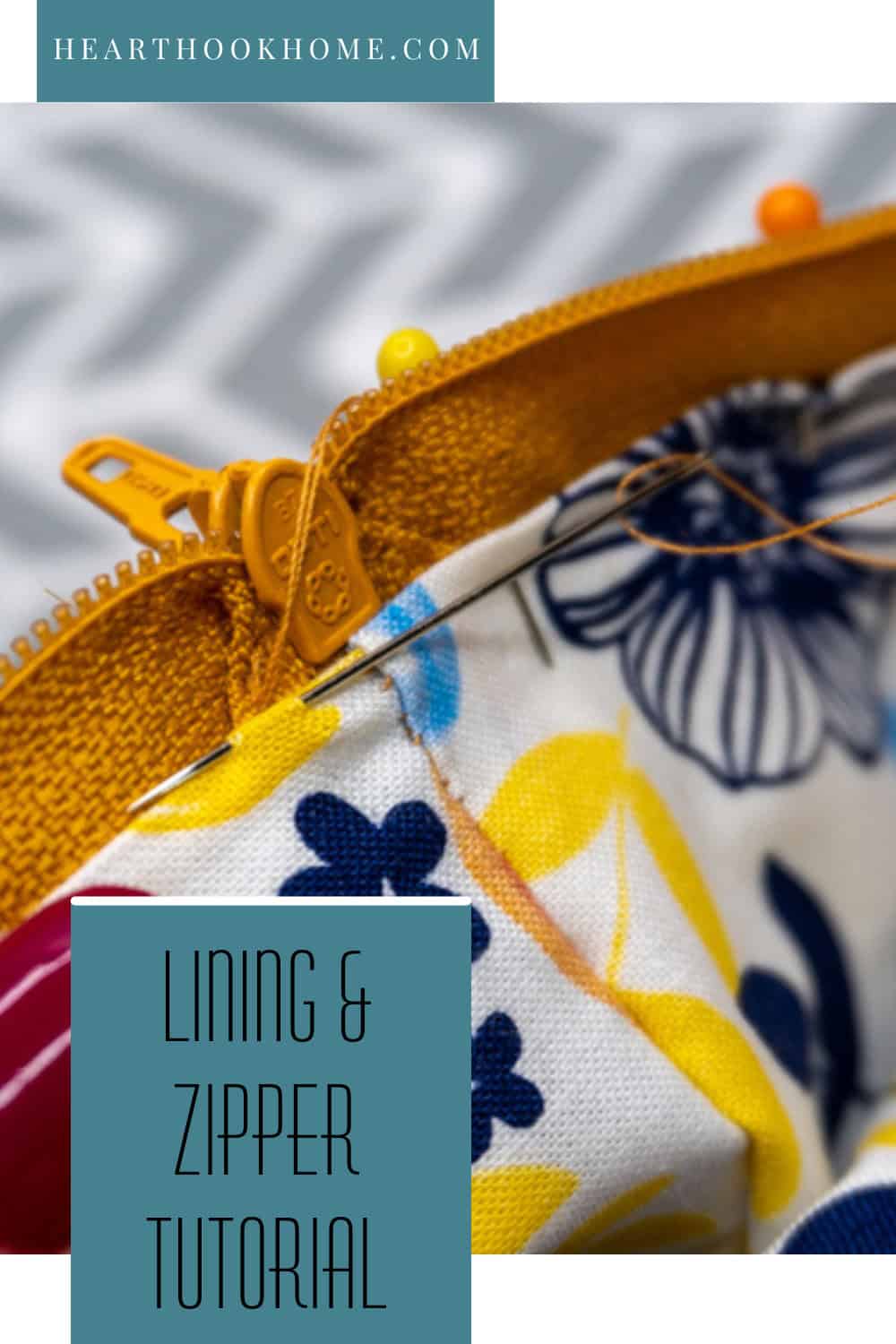 How to Add a Zipper and Lining to a Crochet Bag