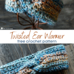 easiest twisted ear warmer