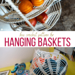 crochet hanging baskets free pattern