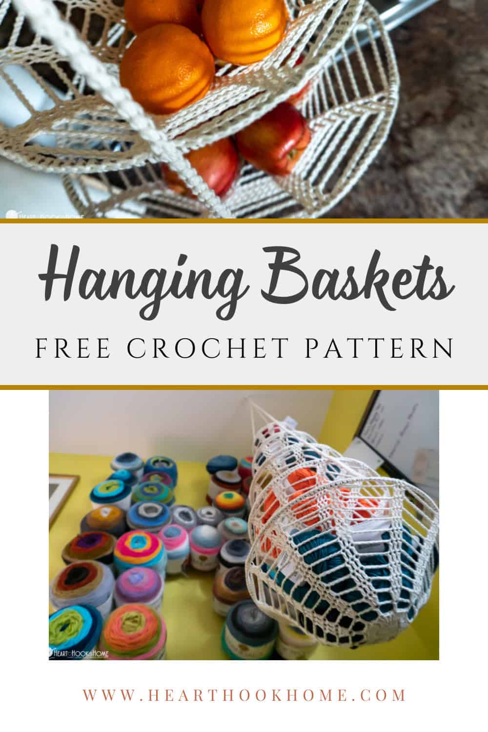 Hanging Baskets: Free Crochet Pattern - Heart Hook Home
