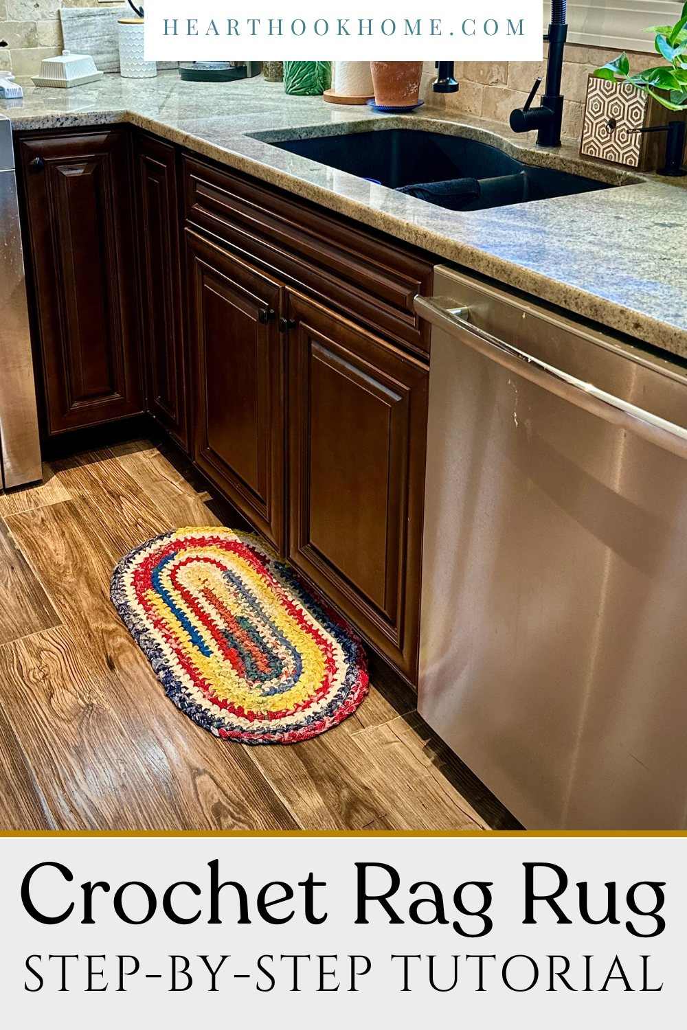 How to Crochet a Rag Rug - Heart Hook Home