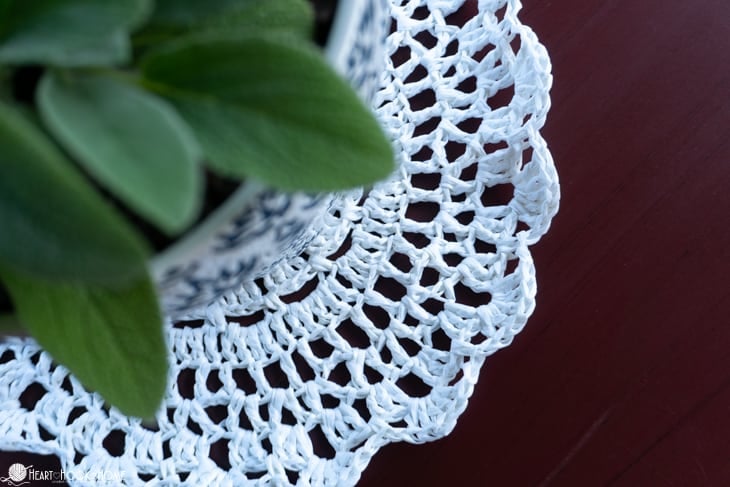 raffia outdoor table mat crochet pattern