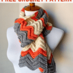 Simple Chevron Scarf free crochet pattern