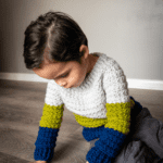 Color Block Sweater free crochet pattern