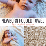 infant hooded towel crochet pattern
