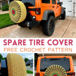 spare tire cover free crochet pattern