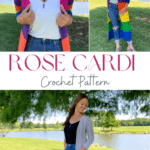 Rose Cardi Crochet Pattern