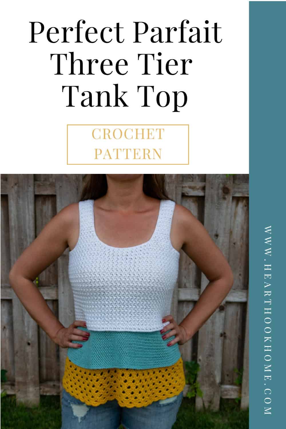 Perfect Parfait Three Tier Tank Top Crochet Pattern - Heart Hook Home