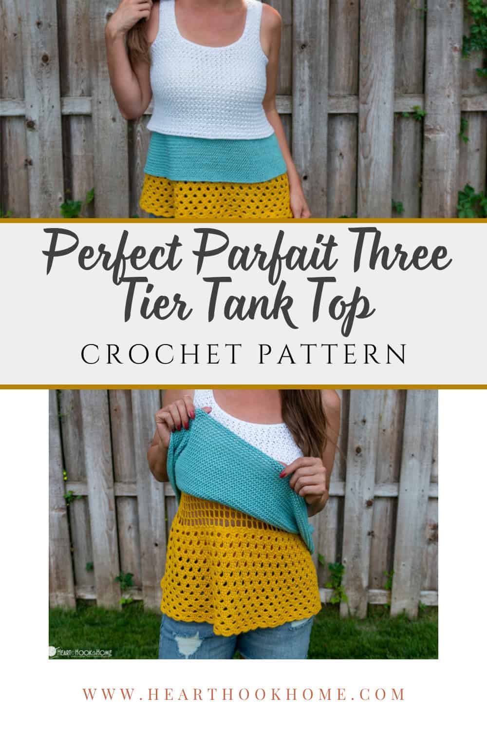 Perfect Parfait Three Tier Tank Top Crochet Pattern - Heart Hook Home