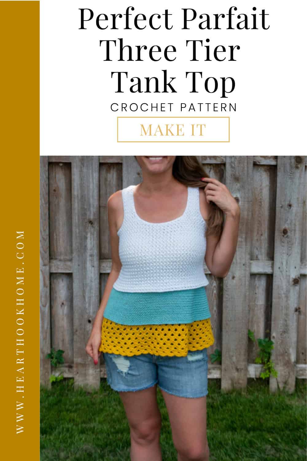 Perfect Parfait Three Tier Tank Top Crochet Pattern - Heart Hook Home