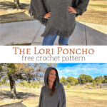 Lori Hooded Poncho Pattern