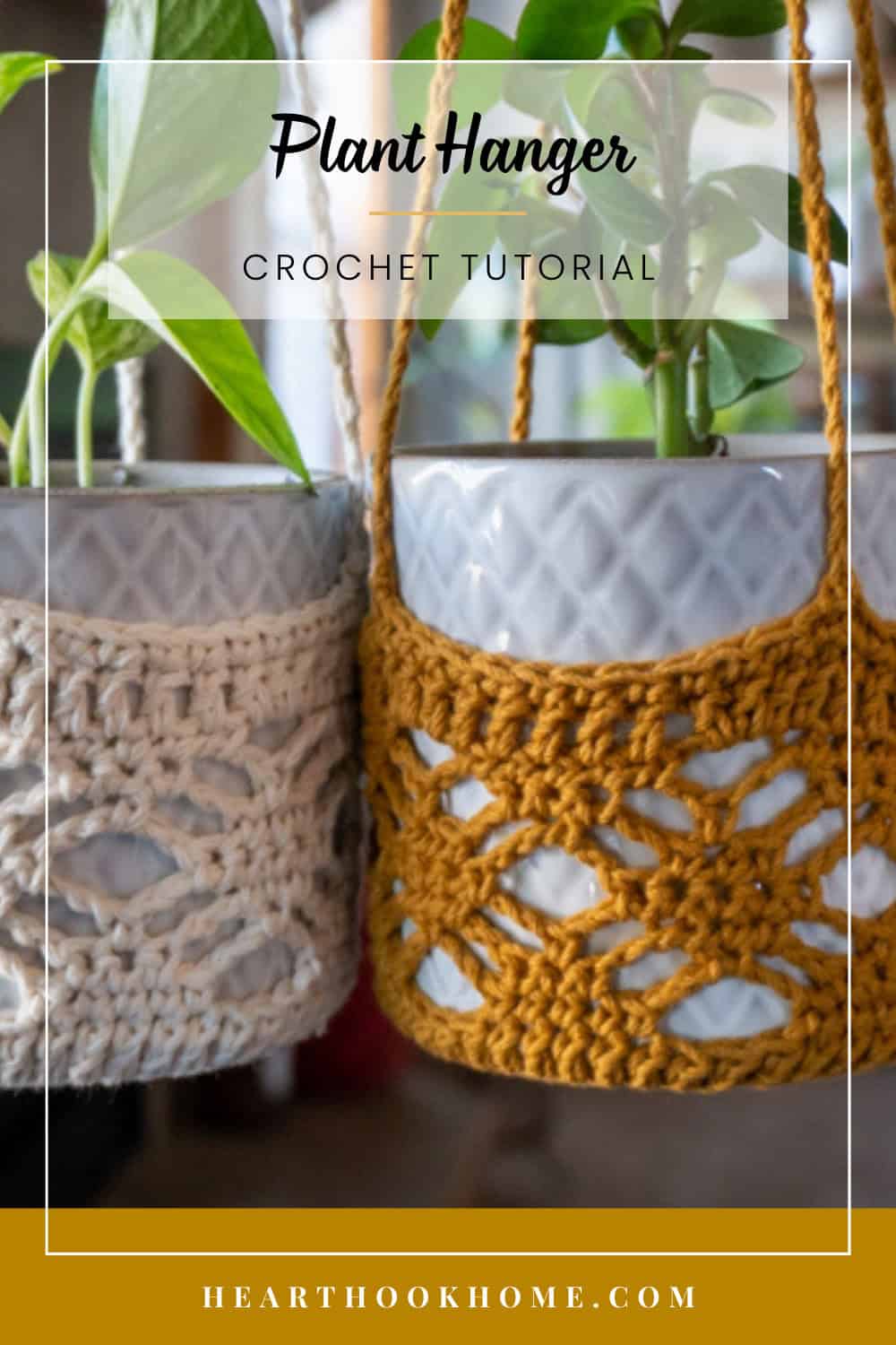 Free Crochet Plant Hanger Pattern (+ Video Tutorial) - Heart Hook Home