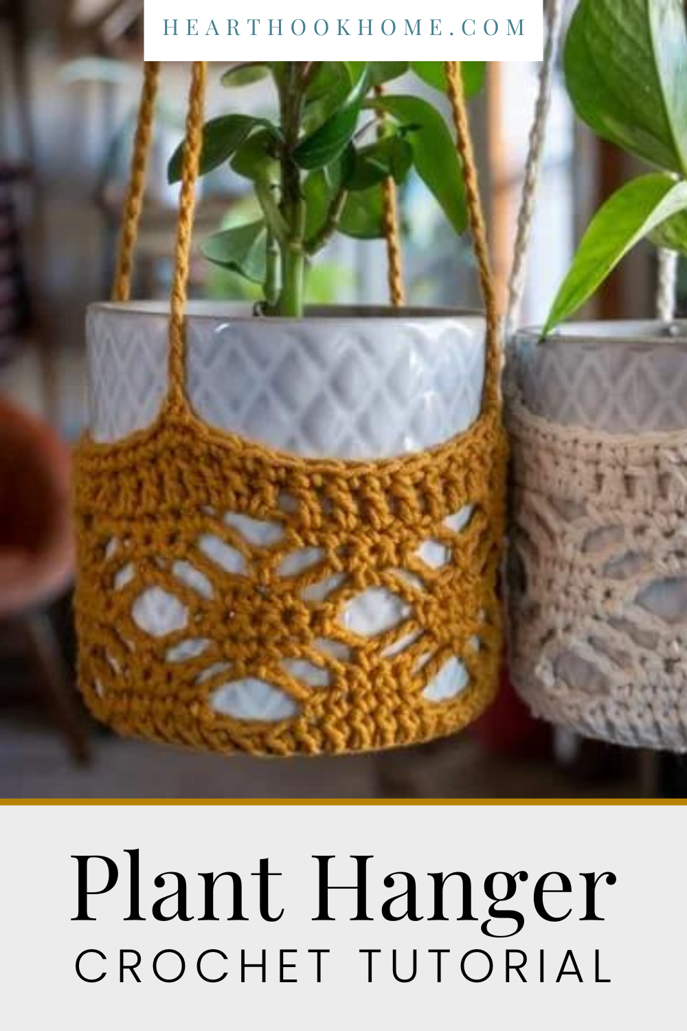 Free Crochet Plant Hanger Pattern (+ Video Tutorial) - Heart Hook Home